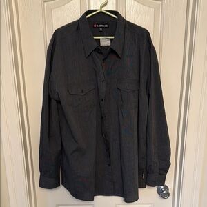 Airwalk Black Button-Up Shirt